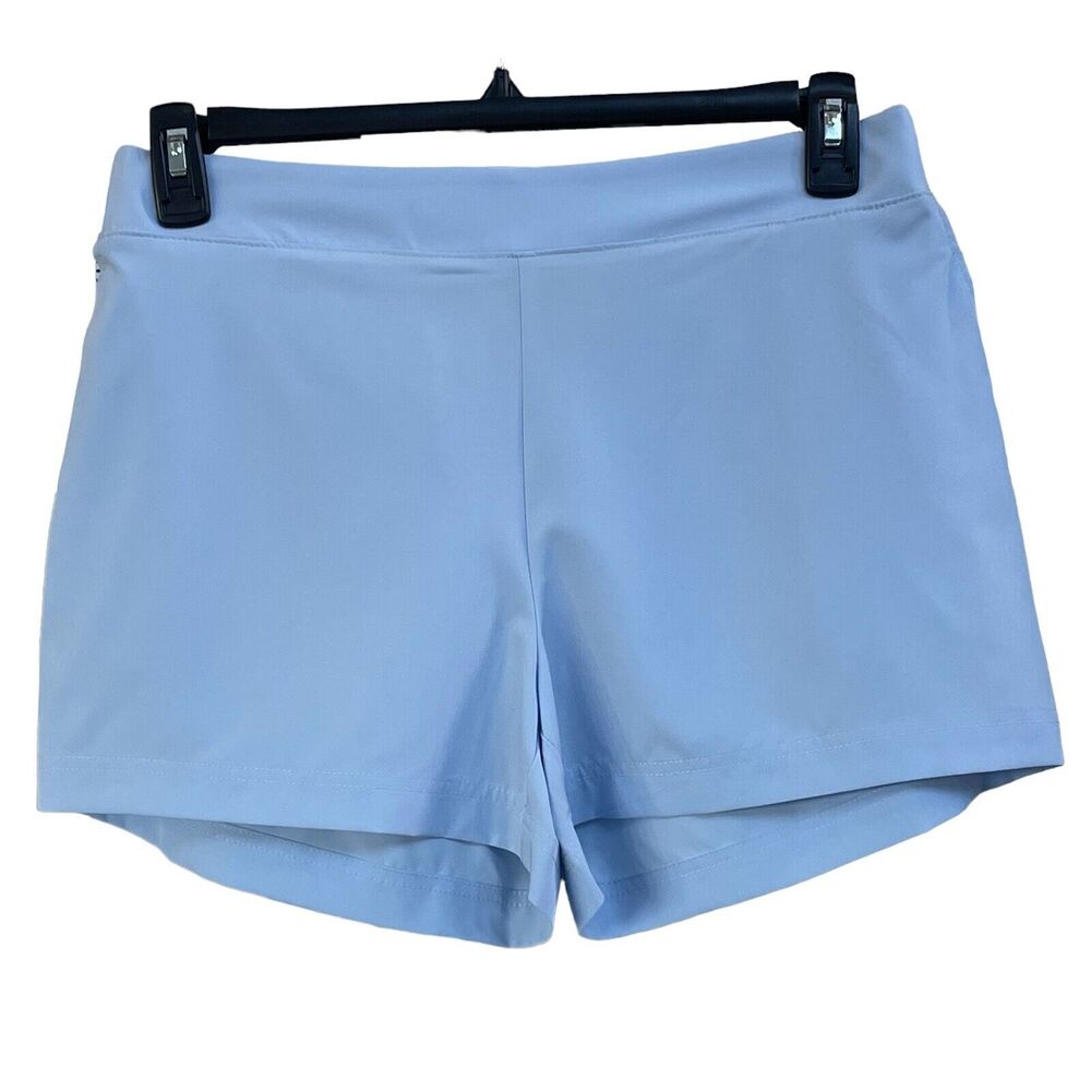 Telluride X-Large Shorty Shorts Flat Front Lightweight Quick Drying Pockets Blue